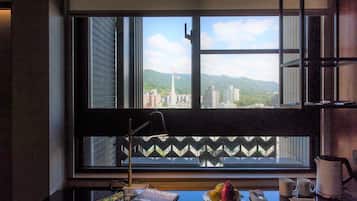 Quarto duplo superior, 2 camas de solteiro, para não fumantes | Vista do quarto