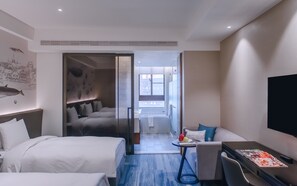 Deluxe Triple Room, 3 Twin Beds, Non Smoking | View from room - Just Palace (Taipei)