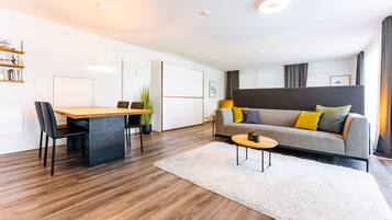 Loft | Wohnbereich | Fußbodenheizung