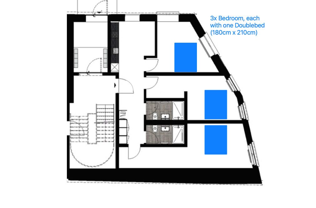 3br ground floor | floor plan