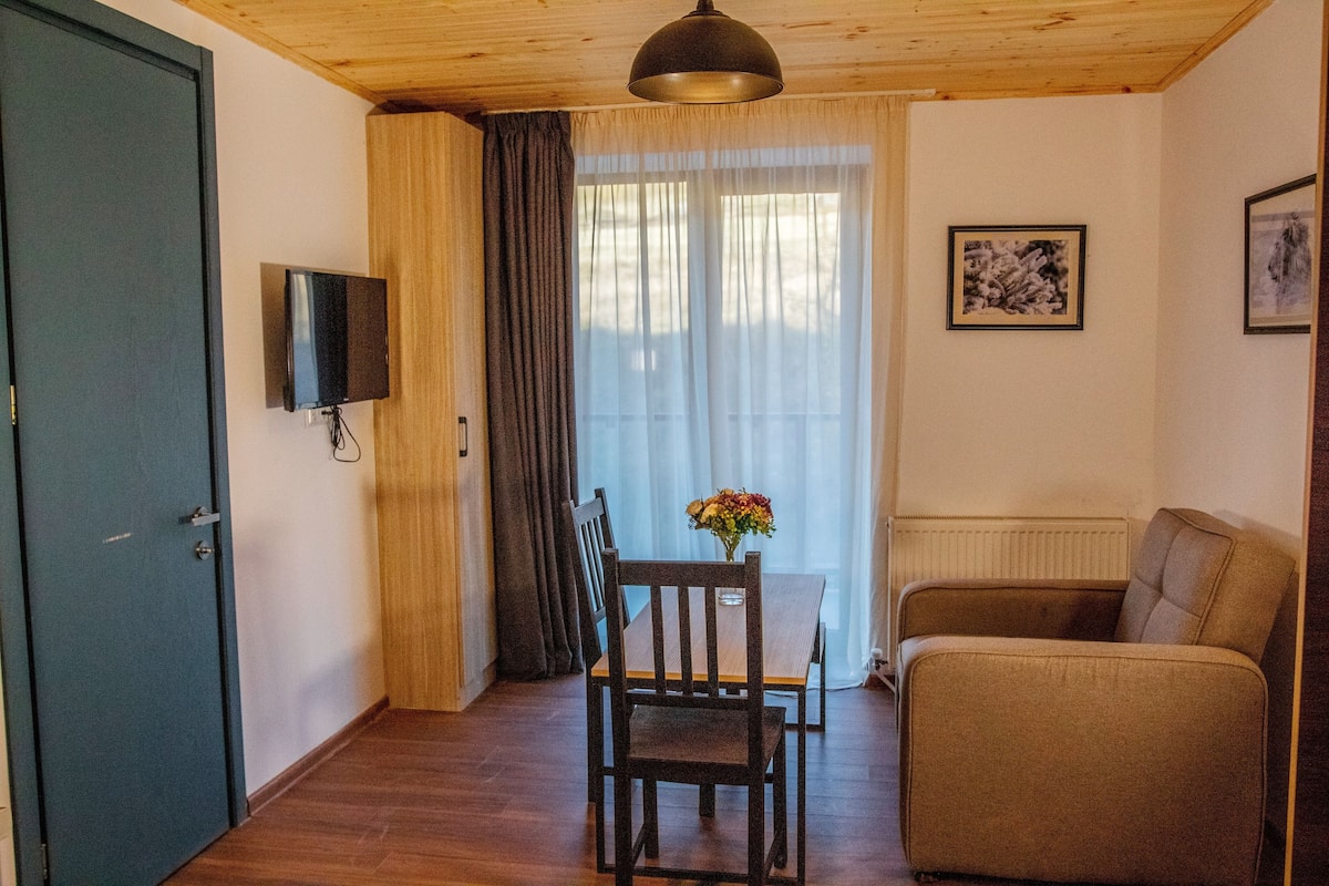 Deluxe Double Room, Mountain View | In-room safe, soundproofing, cots/infant beds, free WiFi