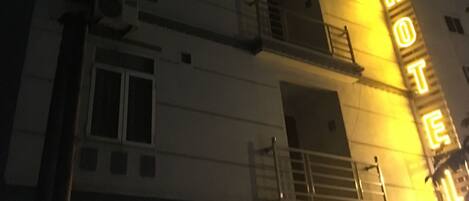 Front of property - evening/night