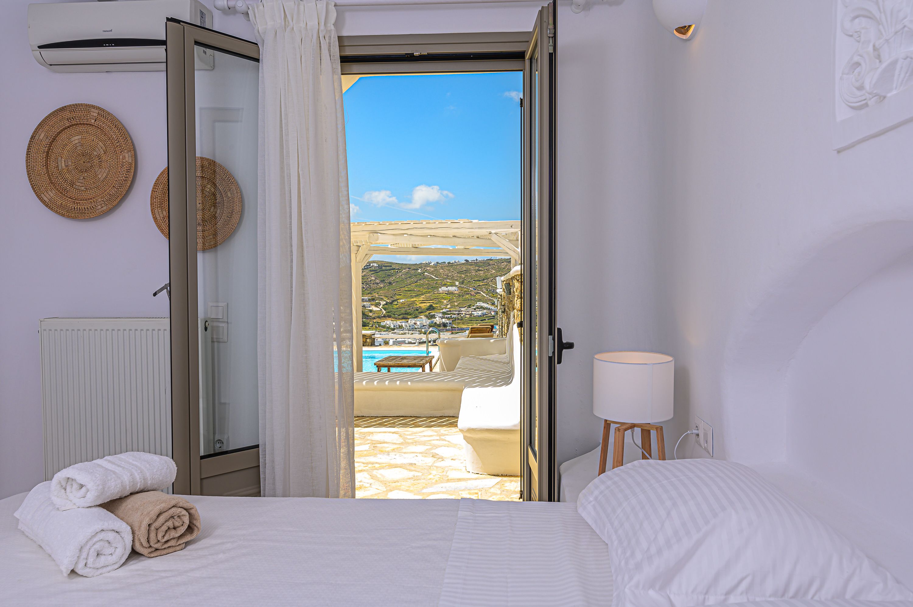 Villa ejecutiva, 5 habitaciones, alberca privada (Thalia) | Sábanas de algodón egipcio y ropa de cama de alta calidad 