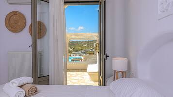 Villa ejecutiva, 5 habitaciones, alberca privada (Thalia) | Sábanas de algodón egipcio y ropa de cama de alta calidad