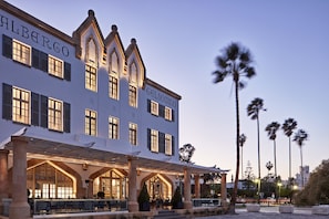 Front of property – evening/night