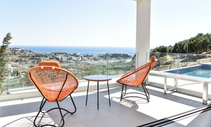 Villa, 3 Bedrooms | Terrace/patio - Sea View Villas (Malevizi)
