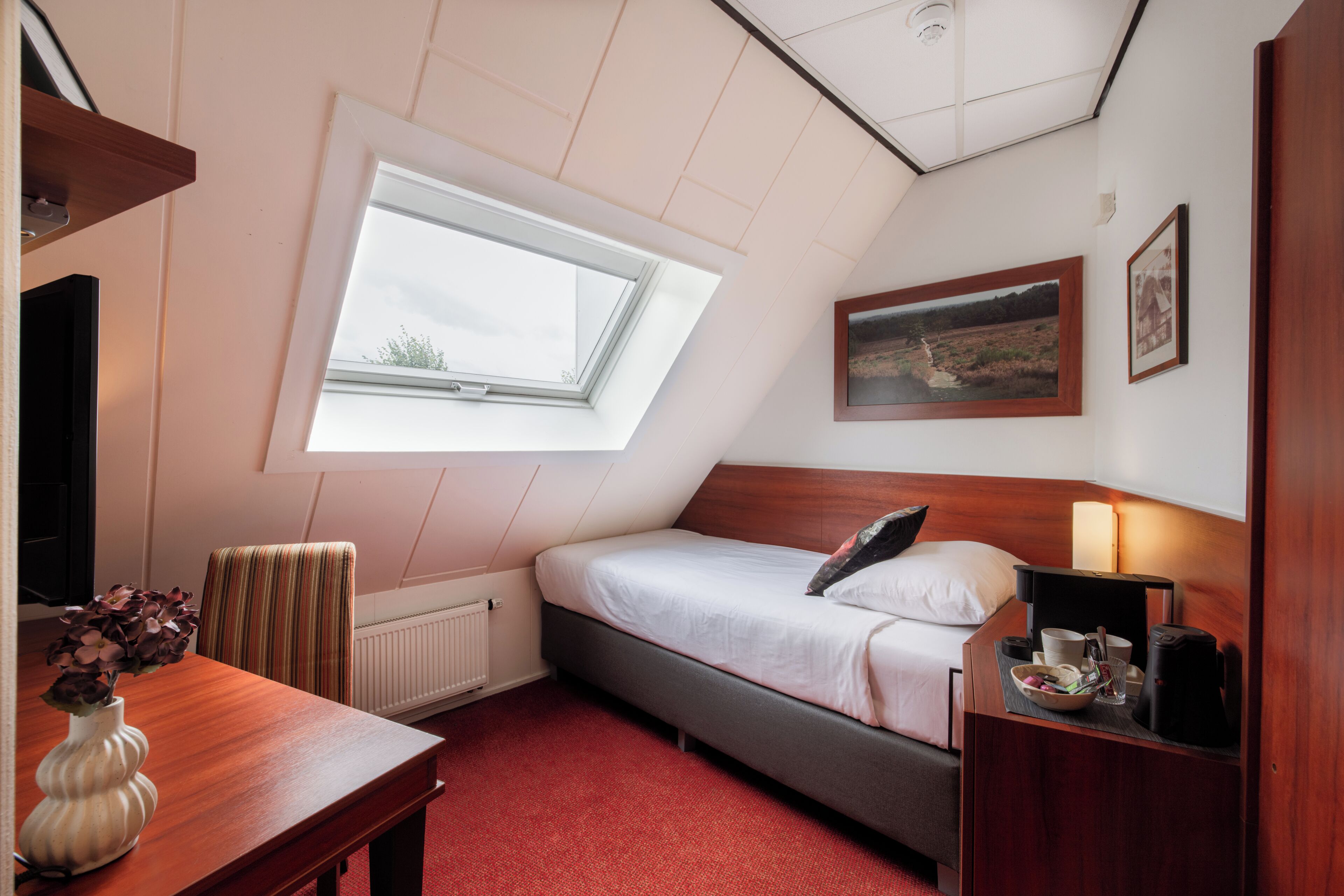 Single Room, 1 Single Bed | 高档床上用品、客房内保险箱、办公桌、遮光窗帘