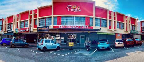 Façade de l’hébergement