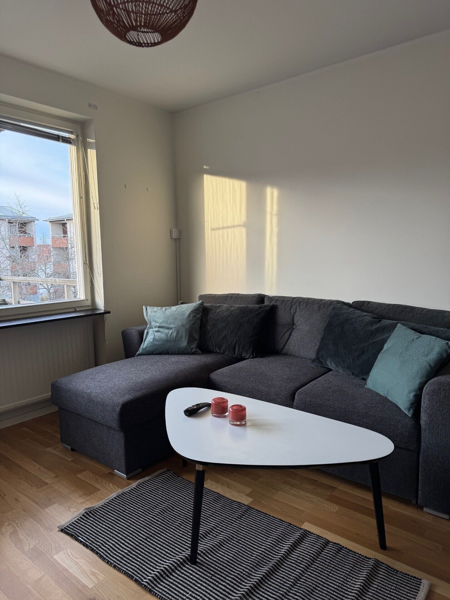 comfort condo, 1 king bed with sofa bed | living area | 55-inch tv with premium tv channels, netflix, streaming services