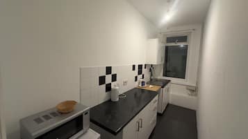 Tomannsrom, delt bad | Delt kjøkken | Vannkoker