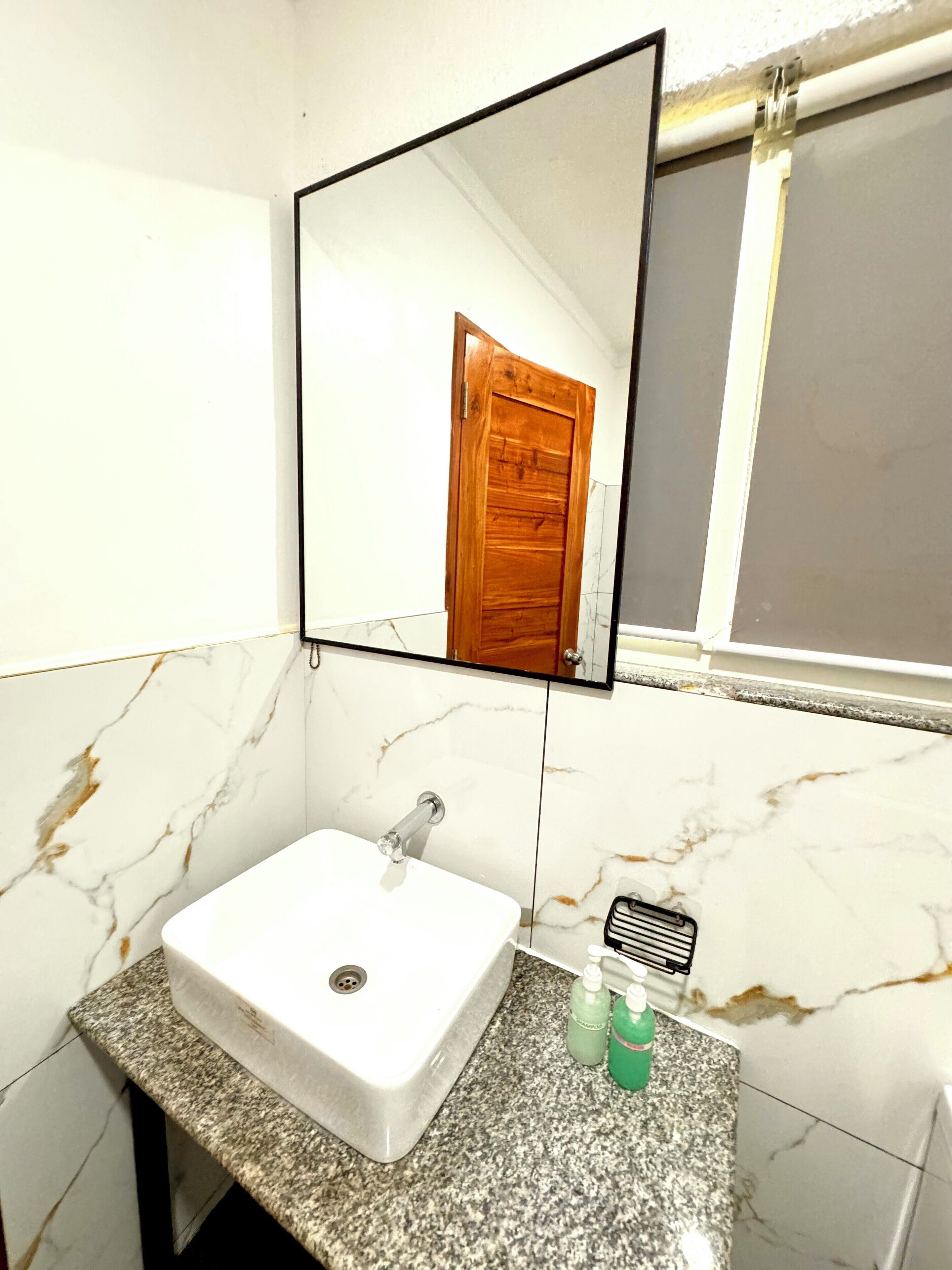 deluxe quadruple room | bathroom | shower, free toiletries, bathrobes, towels