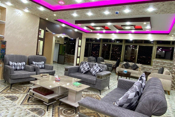 Sittområde i lobbyn