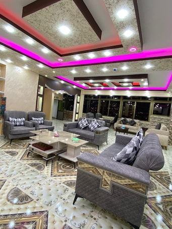 Lobby sitting area. Petra Guests Hotel