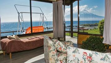 Superior Cabin, Lake View | Living area | LED TV