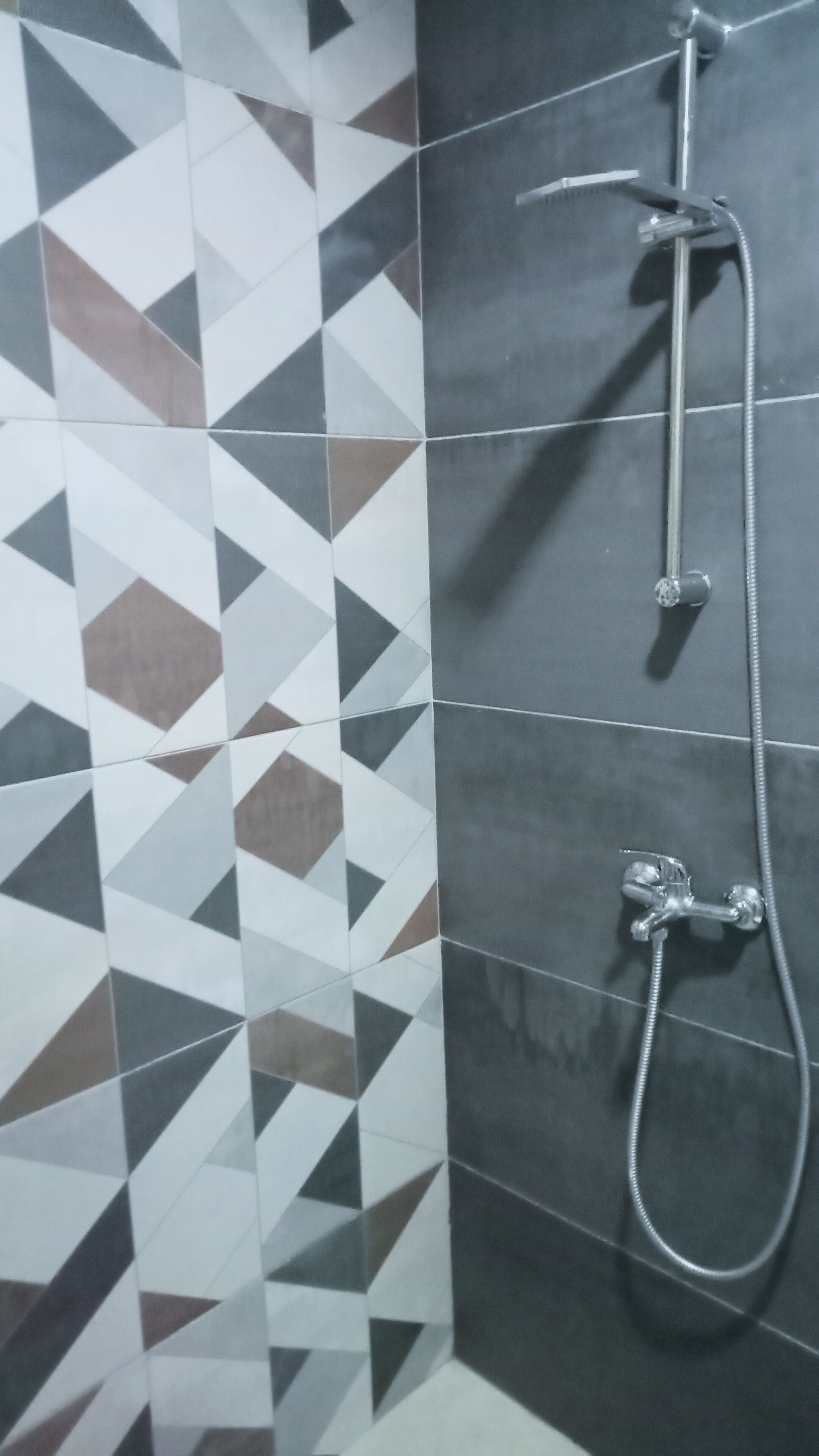 hair dryer, towels, toilet paper