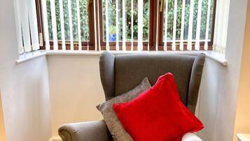 Căn hộ Cao cấp, 1 phòng ngủ (C) | Khu phòng khách | TV màn hình phẳng 45-inch có truyền hình vệ tinh, TV