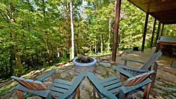 Cabin, Berbilang Katil, Non Smoking | Teres/patio