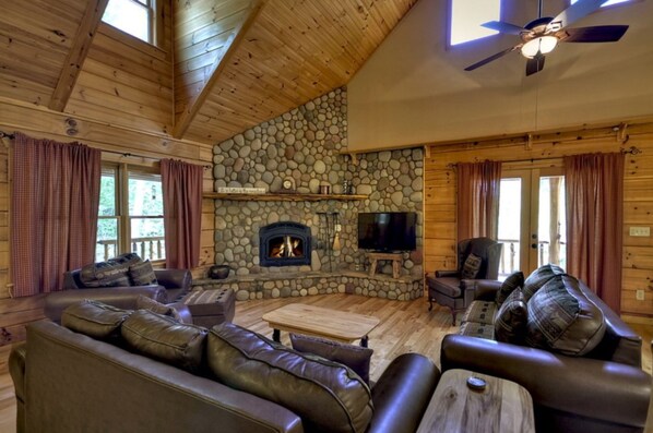 小屋, 多张床, 无烟房 | 客厅 | 平板电视