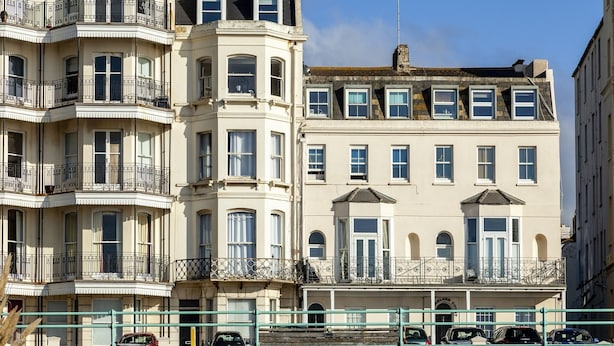 A multi-story building with balconies and a ground-level entrance. - Beaches Brighton 1 (Brighton)
