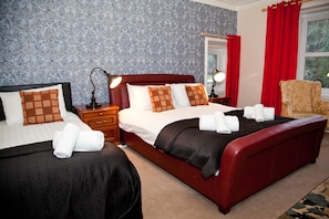 Basic Double or Twin Room, Multiple Beds, Non Smoking | Individually decorated, individually furnished, blackout curtains