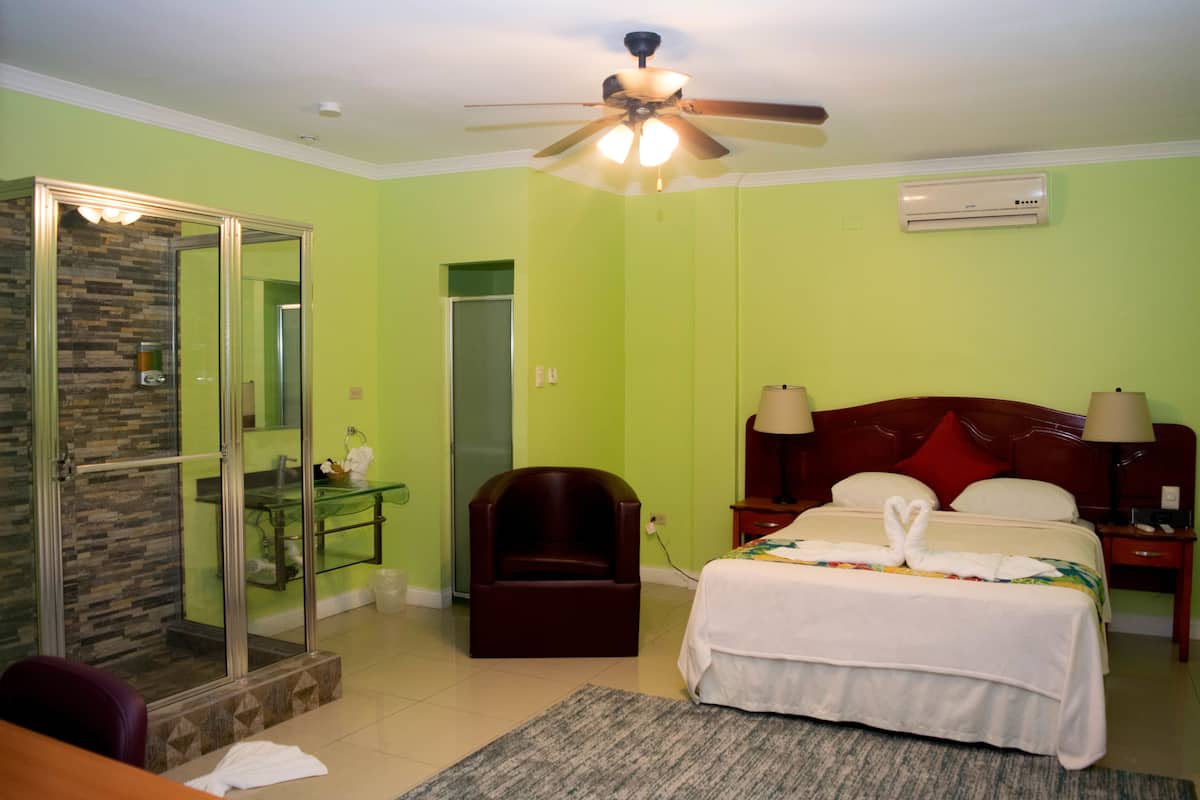 Studio Suite, 1 Double Bed, Non Smoking, Courtyard View | Premium bedding, desk, blackout drapes, iron/ironing board