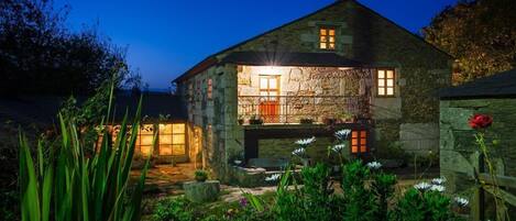 Front of property – evening/night