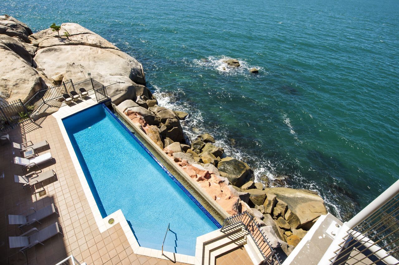 An infinity pool