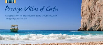 Prestige Villas  |  KASSIOPI VILLAGE |  Luxury 4 Bedrooms with Pool