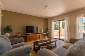 TV, fireplace, DVD player, table tennis