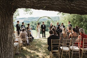 Área para banquetes al aire libre