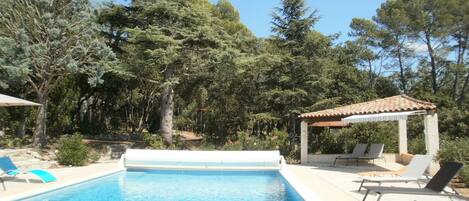 Una piscina climatizada
