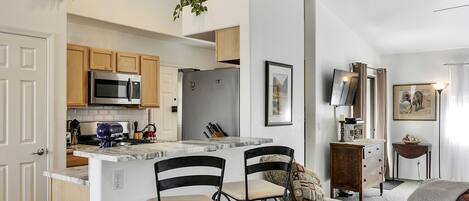 Smart TV, DVD player, books