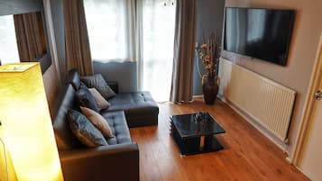 Smart TV, Netflix, streaming services, music library