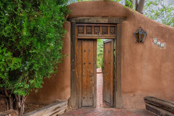 Exterior detail - Sunny Adobe Retreat Steps from Historic Downtown (Santa Fe)