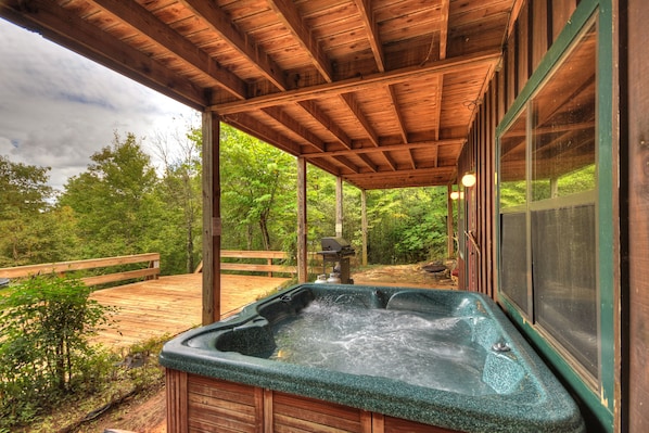 小屋, 多张床, 无烟房 | 私人 SPA 浴缸
