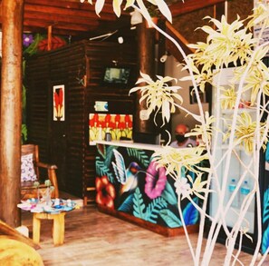 Lobby - Pousada Beija Flor (Ubatuba)