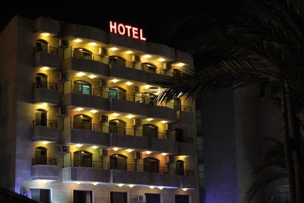 Front of property – evening/night