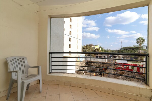 Apartamento família, 1 quarto | Sacada