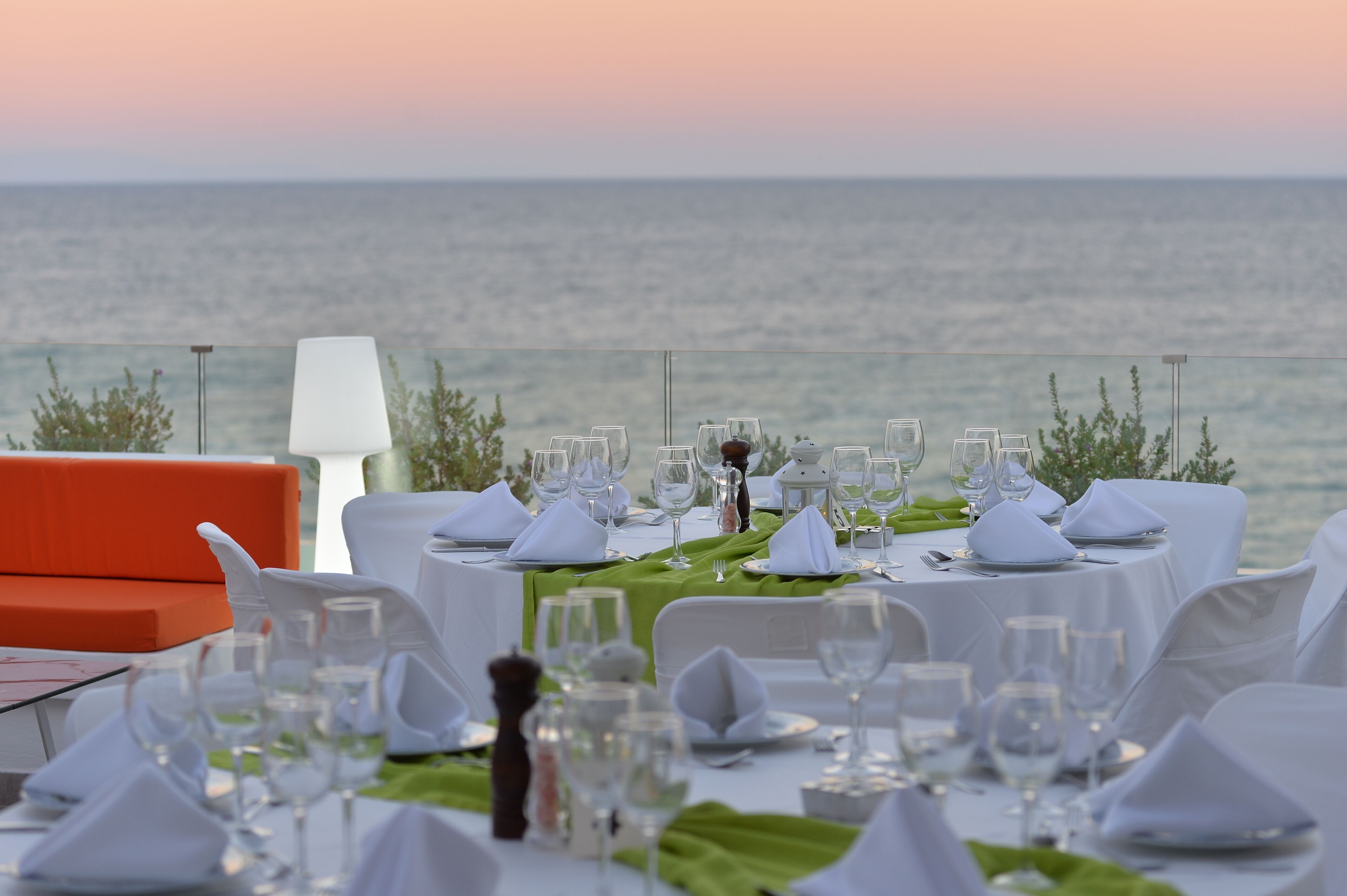 Front of property – evening/night