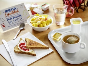 Daily buffet breakfast (EUR 11 per person)