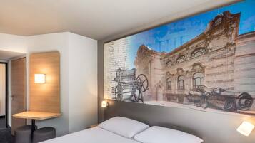 Doppelzimmer | Schreibtisch, kostenloses WLAN