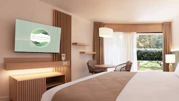 Studio, 1 Double Bed, Non Smoking | Premium bedding, memory foam beds, desk, blackout drapes