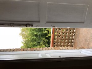 Blick vom Balkon