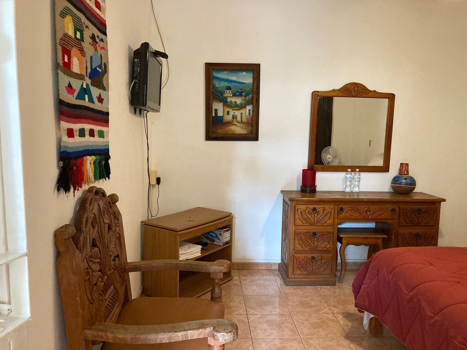 Standard Double Room, Shared Bathroom (#8) | Iron/ironing board (on request), bed sheets