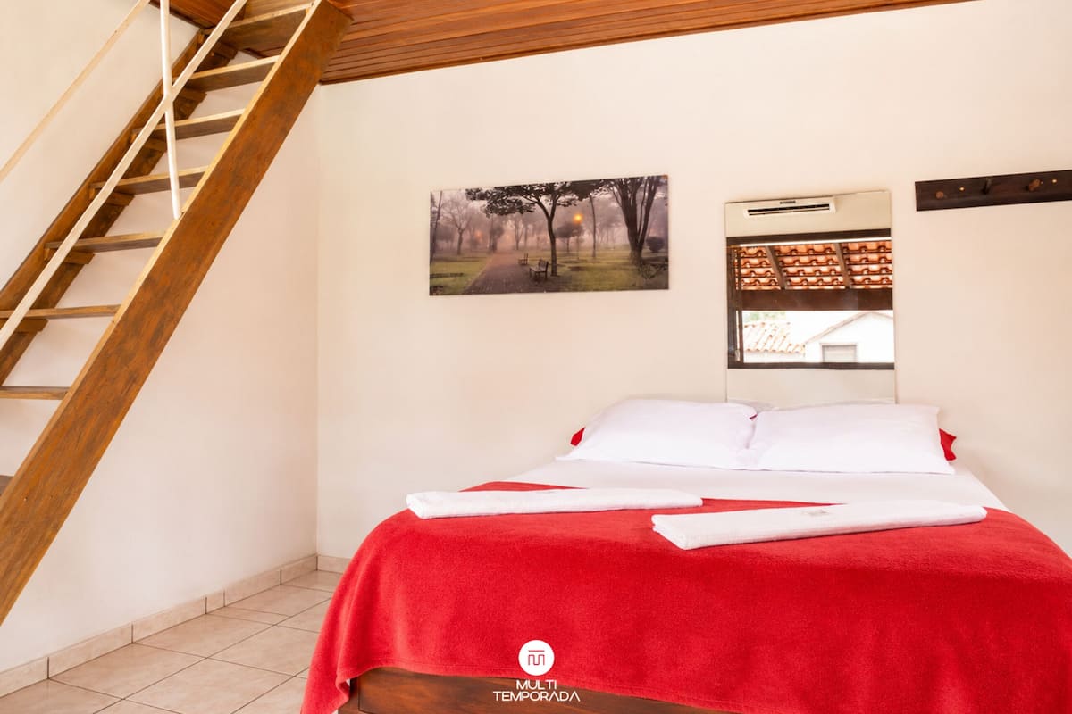 Suíte Bem-te-vi - Pousada Quinta dos Quintais | Premium bedding, iron/ironing board (on request), WiFi (free)