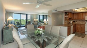 TV, DVD player - Sunset Views in this Remodeled Beachfront Condo, Free WIFI included! South Seas Towers 4 -510 (Marco Island)