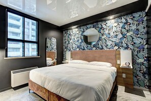 1 bedroom, memory foam beds, iron/ironing board, travel crib