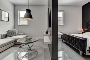 1 bedroom, memory-foam beds, blackout curtains, iron/ironing board