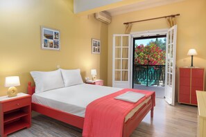 2 makuuhuonetta, silitysrauta/-lauta, ilmainen Wi-Fi, vuodevaatteet