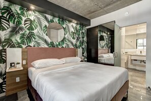 1 Schlafzimmer, Betten mit Memory-Foam-Matratzen, Bügeleisen/Bügelbrett